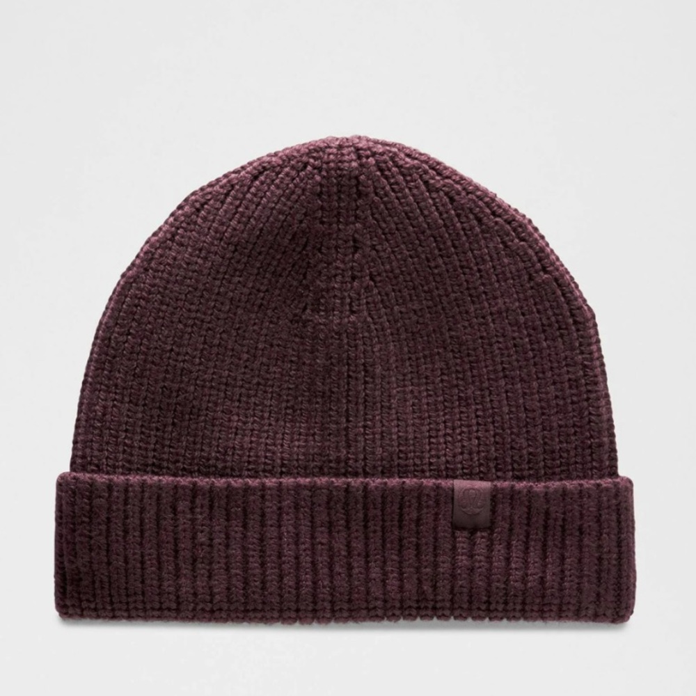 NWT LULULEMON CLOSE-FIT WOOL-BLEND RIBBED KNIT BEANIE
